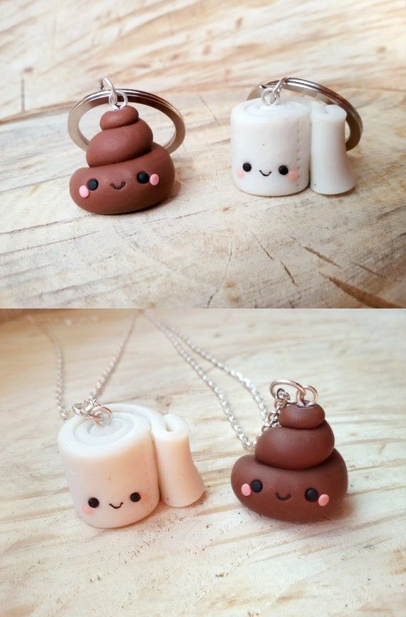 three different necklaces made to look like donuts