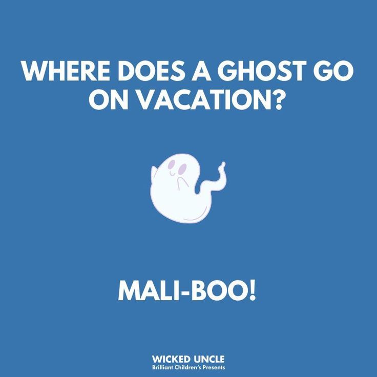 a ghost with the words where does a ghost go on vacation?