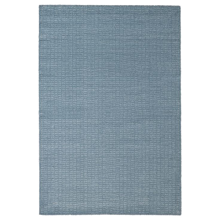 a light blue rug on a white background