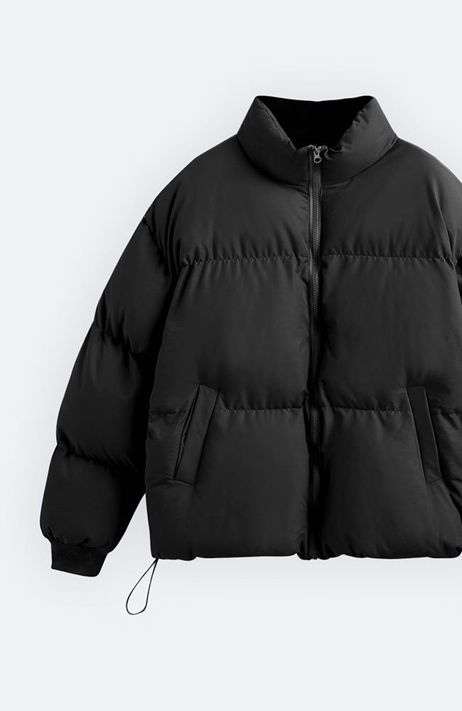 Cheap Black Fleece Outerwear, Luxury Winter Track Jacket With Zipper, Puffy Coat Aritzia, Cheap Winter Track Jacket For Outdoor, Luxury Gray Nylon Outerwear, Affordable Gray Sporty Outerwear, Luxury Black Modern Puffer Jacket, Luxury Black Sportswear Outerwear, Luxury Black Cozy Outerwear