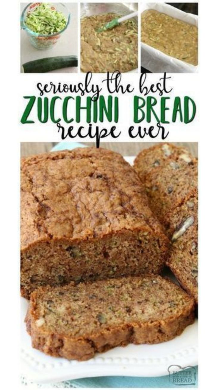 Gluten Free Zucchini Bread Moist Zucchini Bread, Zucchini Recipes Dessert, Best Zucchini Bread, Recipe Zucchini, Best Zucchini, Zucchini Bread Recipe, Diy Easy Recipes, Zucchini Recipe, Bread Easy