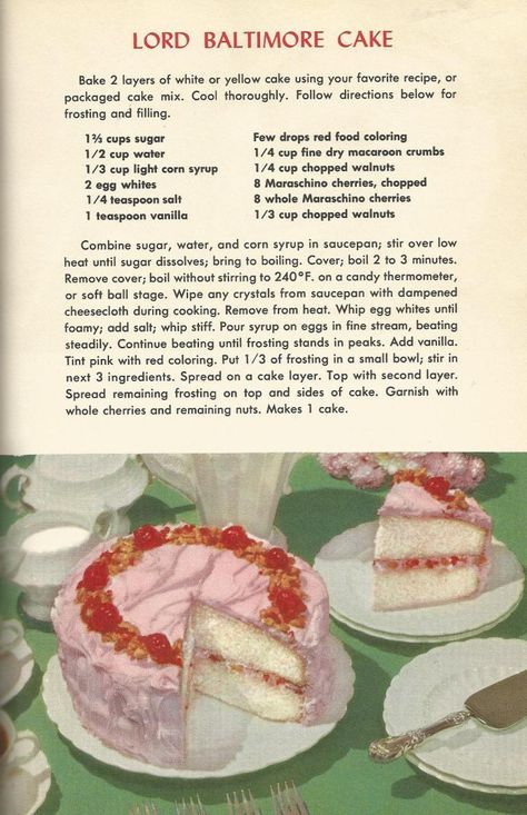 an advertisement for a cake with pink frosting and strawberry toppings on the side