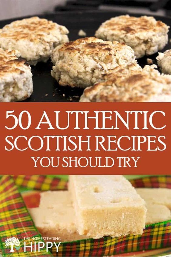 some food that is on top of a pan with the words 50 authentic scottish recipes you should