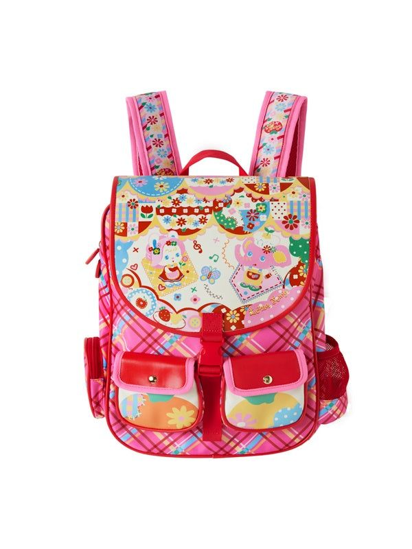 Material: PU Nylon Size: one size Model: 168cm/45kg 高さ 横 マチ one size 37cm 27cm 10.5cm 3d Pokemon, Plaid Backpack, Cartoon Elephant, Elephant Print, Cute Bags, Kawaii Fashion, Red Plaid, Look Cool, Colorful Fashion