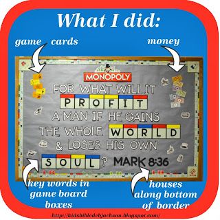 a monopoly board with words on it and an arrow pointing to what i did game cards