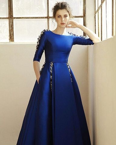 9 Latest and Fashionable Blue Frocks for Women Party Frock Designs For Ladies, Party Frock Designs, Chana Marelus, Frocks For Women, Blue Frock, Frock Designs, Party Frocks, Frock For Women, 파티 드레스