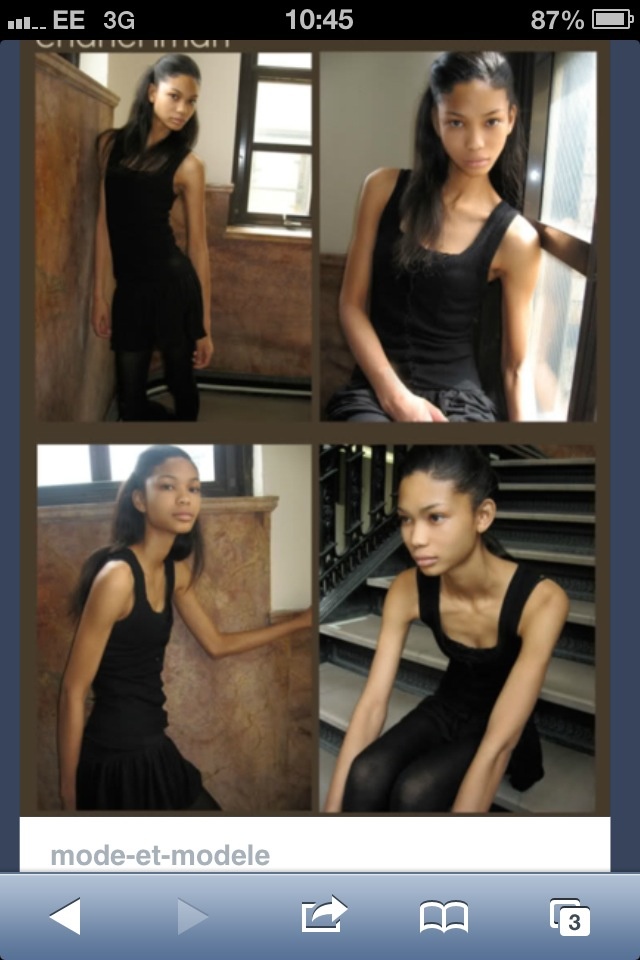 four photos of a woman in black dress sitting on stairs and posing for the camera