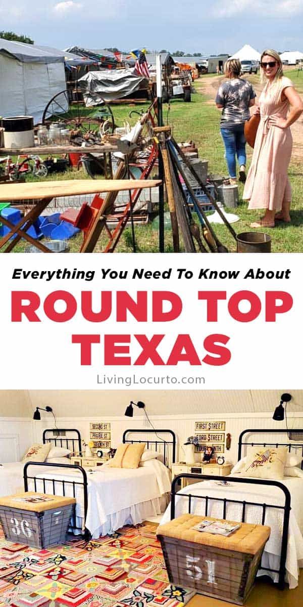 two beds with baskets on them and the words round top texas