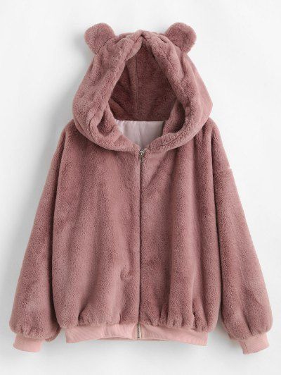 Teddy Bear Hoodie, Ear Drop, Cute Casual Dresses, Stylish Hoodies, Bear Hoodie, Cute Winter Outfits, Girls Fashion Clothes, Stylish Fashion, Winter Fashion Outfits