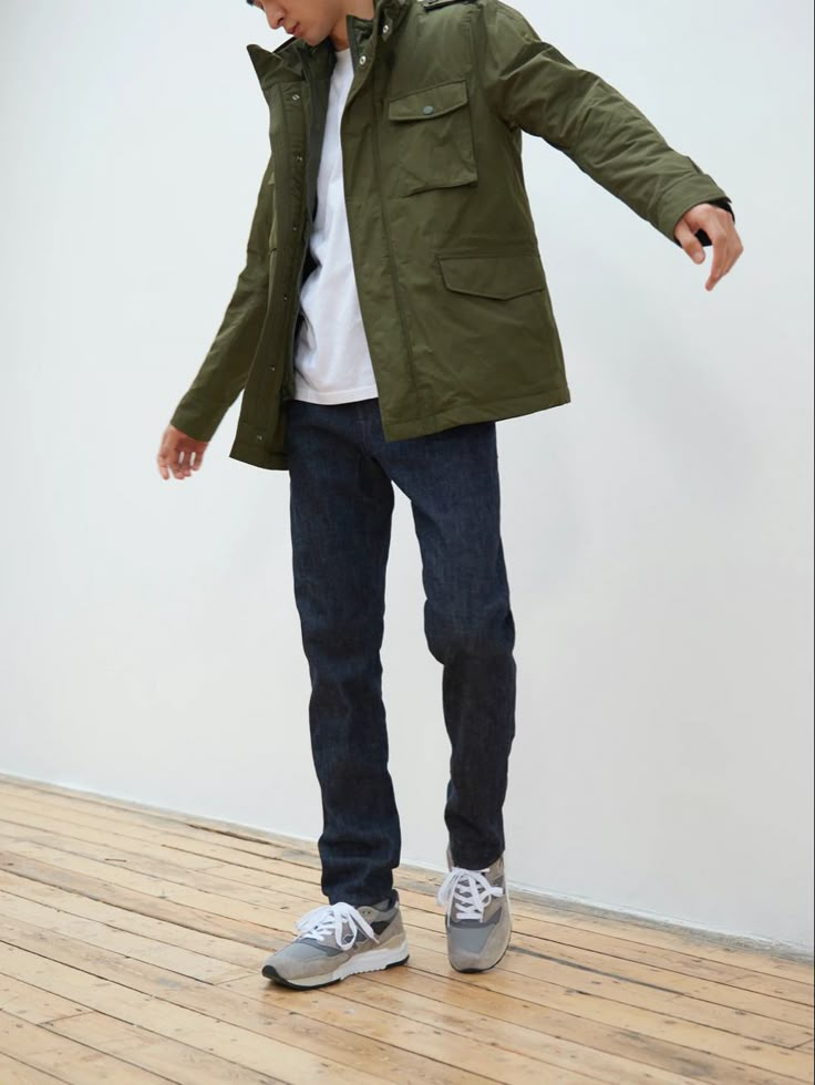 Green Jacket Men Outfits, Olive Jacket Outfit Men, Olive Green Jacket Outfit Men, Green Parka Outfit Men, Green Jacket Outfit Men, Parka Outfit Men, Olive Jacket Outfit, Safari Jacket Outfit, Olive Green Jacket Outfits