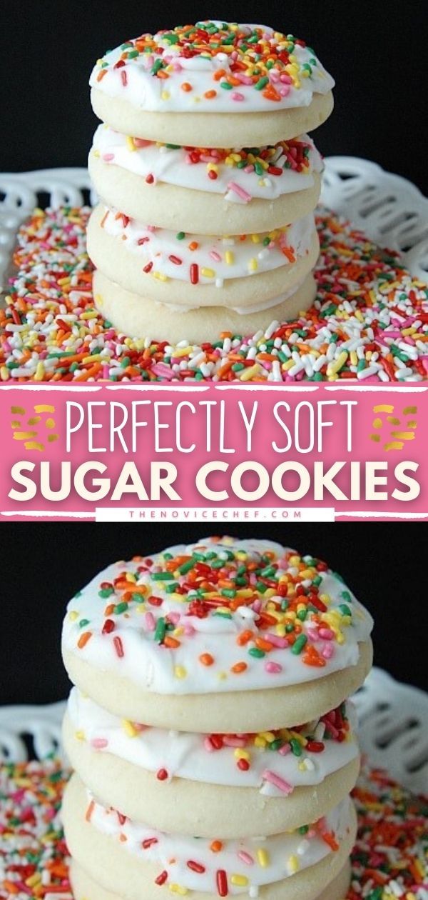 Soft Sugar Cookies Super Cookie Recipe, Best Homemade Sugar Cookies, Super Soft Cookie Recipes, Copycat Walmart Sugar Cookies, Homemade Sugar Cookies With Icing, Loft House Style Sugar Cookies, Soft Bake Cookies, Cookies With Whipped Cream, Eileens Cookies Copycat Recipe