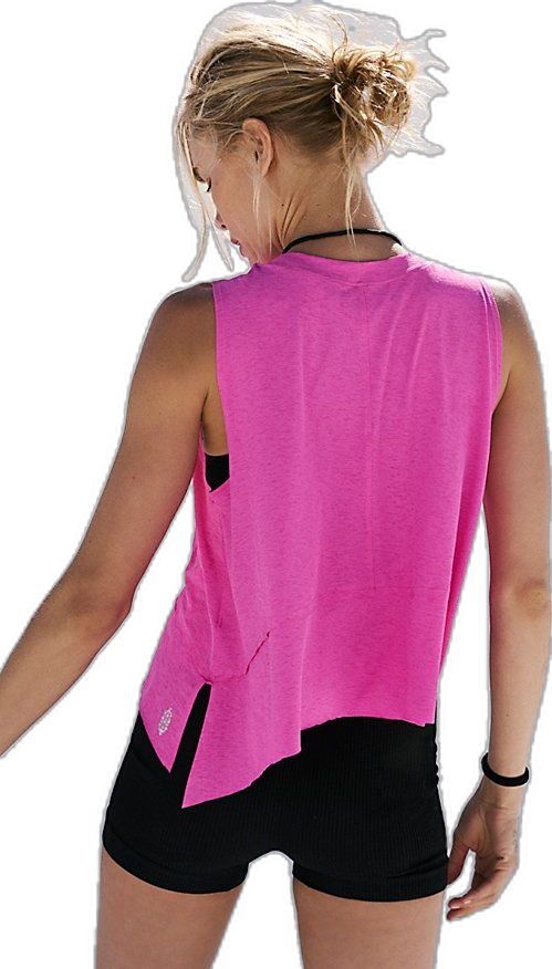 Sportswear Tank Top For Yoga In Spring, Pink Athletic Fit Casual Top, Pink Casual Athletic Fit Top, Casual Pink Athletic Fit Tops, Summer Athletic Fit Muscle Tee For Workout, Summer Athleisure Breathable Muscle Tee, Summer Workout Muscle Tee With Athletic Fit, Stretch Muscle Tee For Summer Sportswear, Summer Sporty Athletic Fit Muscle Tee