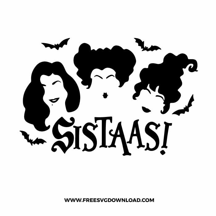 three women with bats on their heads and the word sistass written in black