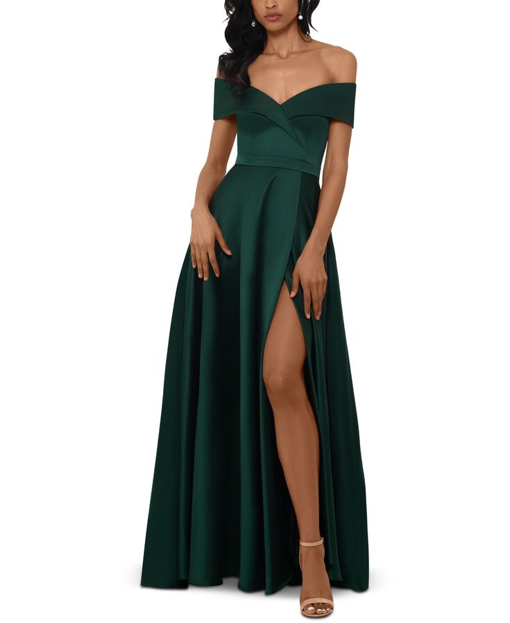 out of stock Yule Ball Dresses, Green Prom, Yule Ball, Prom Dress Ideas, Green Dresses, Prom Ideas, Gowns Online, Satin Gown, Review Dresses