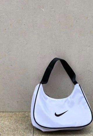 Shoulder Bag Nike, Nike Handbag, Trendy Bags 2023, Nike Tote Bag, Nike Shoulder Bag, Nike Purses, Reworked Nike, Nike Bag, Bag Nike