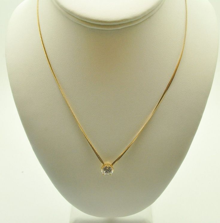 INVENTORY#: GOLD-2218 WELCOME TO IDAHO ESTATE JEWELRY & COINS ITEM UP FOR SALE: 14k Yellow Gold Herringbone Chain With CZ Stone Necklace 17.0" in LENGTH and 1.3. mm in WIDTH (25.4 mm = 1")  SEE PICTURES WEIGHT: 2.9 DWT MADE OF SOLID 14K GOLD WE LIST NEW ITEMS ALMOST EVERY DAY, SO PLEASE BE SURE TO CHECK BACK OFTEN! SHIPPING AND HANDLING FOR THIS LISTING IS FREE. IF YOU ARE PURCHASING MORE THAN ONE COIN/ITEM, PLEASE PAY FOR ALL ITEMS IN ONE PAYPAL TRANSACTION WE SHIP TO U.S. ADDRESSES ONLY OR INT Classic Diamond Necklace With Gold Chain, Gold Necklace With Round Stone In Fine Jewelry Style, Formal Gold Chain Necklace With Cubic Zirconia, Formal Gold Necklace With Round Stone, Yellow Gold Jewelry With Box Chain And Cubic Zirconia, Yellow Gold Cubic Zirconia Jewelry With Box Chain, Gold Diamond Round Chain Necklace, Gold Diamond Necklace With Box Chain For Formal Occasions, Formal Yellow Gold Chain Necklace With Cubic Zirconia