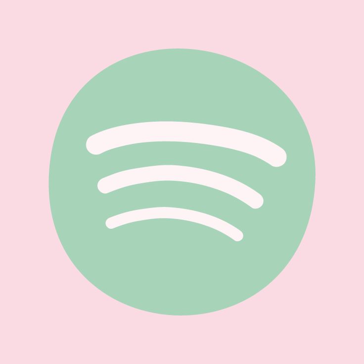 a green circle with white lines in the center on a light pink and blue background