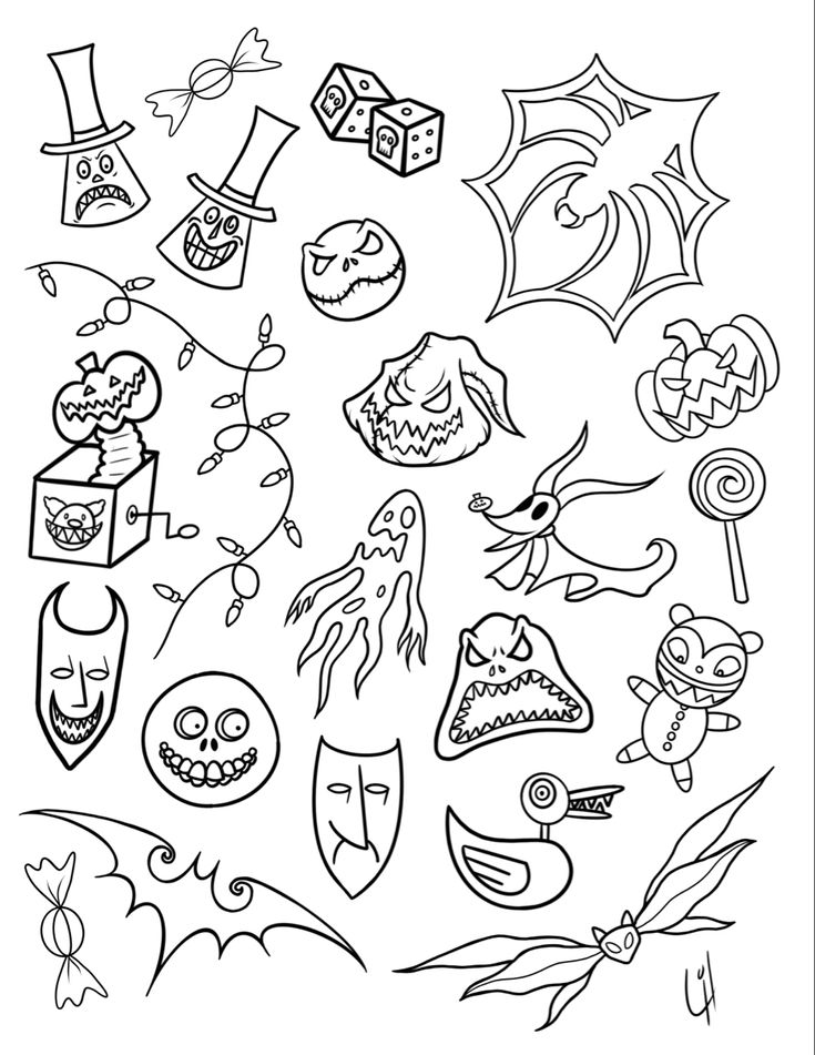 halloween coloring pages for kids to print and color