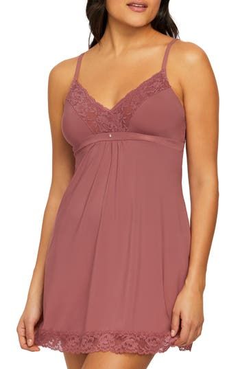 The perfect balance of sweet and sultry, this supportive babydoll chemise is made of a comfortable stretch knit and finished with a romantic lace trim. Slips on over head V-neck Adjustable straps Lined 85% nylon, 15% spandex Hand wash, line dry Imported Women's Clothing Romantic Lace, Top Drawer, Mesh Bag, Natural Shapes, Halter Formal Dress, A Romantic, Floral Lace, Summer Vibes, Sleeveless Formal Dress