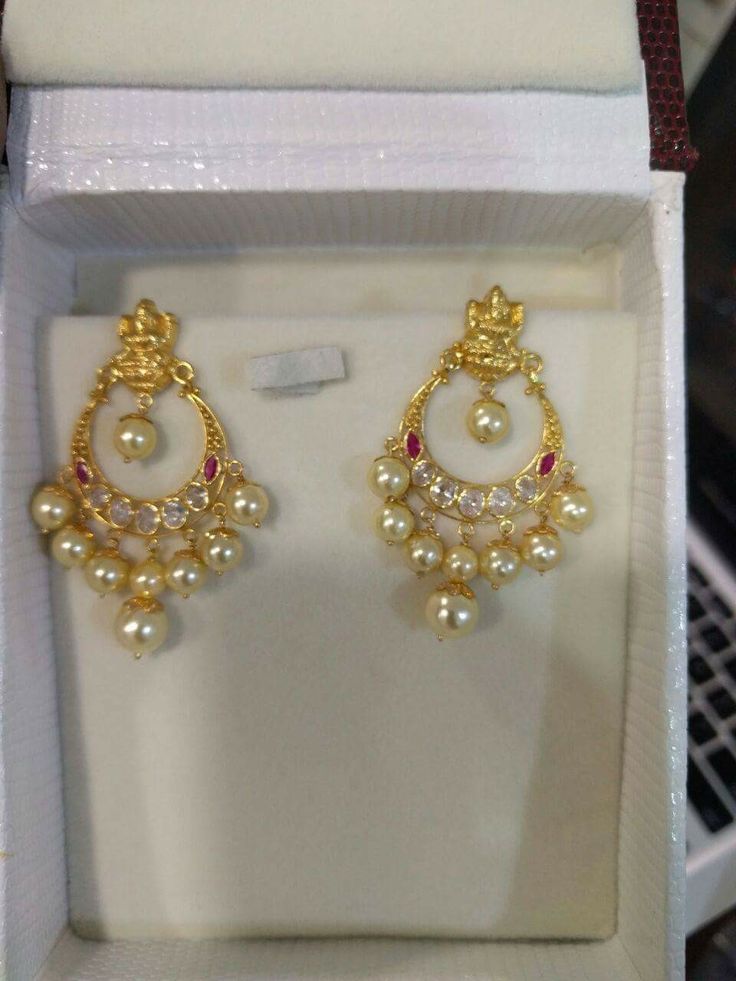 3 Grams Gold Earrings, 5 Grams Gold Earrings, Gold Earrings For Kids, Kids Gold Jewelry, Small Earrings Gold, Gold Earrings Indian, Gold Jhumka Earrings, Gold Pearl Jewelry, Indian Jewelry Earrings