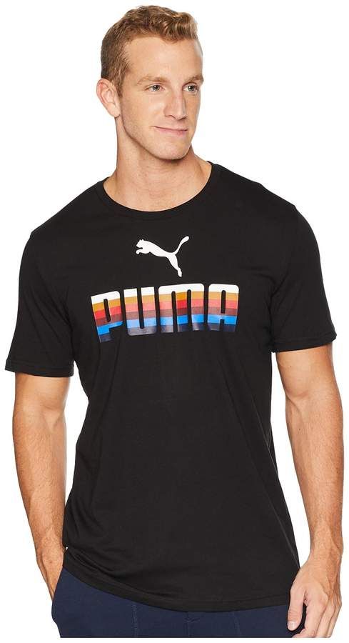 Puma Graphic Tee Men's T Shirt Modern Short Sleeve Sports Top, Puma Logo Graphic Tee For Sports, Puma Graphic Tee For Sports, Modern Cotton Sports Tops, Puma Logo Graphic Tee With Crew Neck, Puma Graphic Tee With Crew Neck, Sporty Puma Logo Tops For Streetwear, Adidas Athletic Fit Tops For Streetwear, Adidas Athletic Fit Tops For Workout