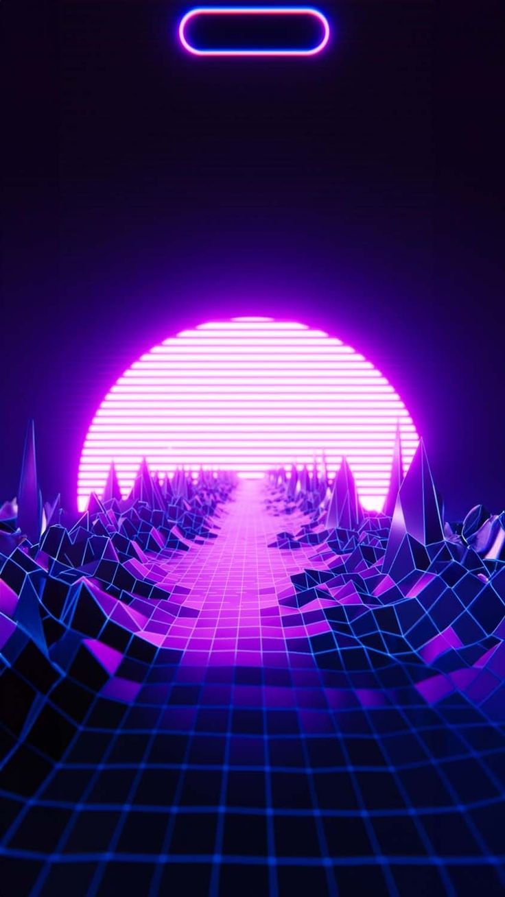 an image of a sci - fi scene with neon lights