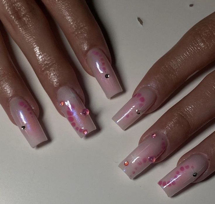 addiisnails on ig Square Nails Design, Spring Break Nails, Square Nail Designs, French Tip Acrylic Nails, Classy Acrylic Nails, Nails Only, Long Square Acrylic Nails, Spring Nail, Hot Nails