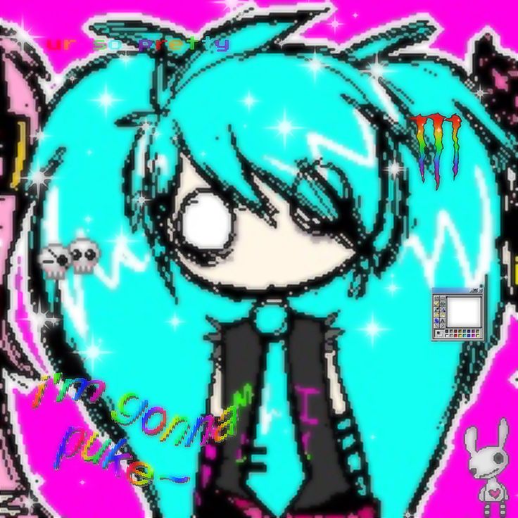 Emo Scene Art, Scene Kid Art, Scene Pfp, Scene Emo Art, Scene Core, Scene Drawing, Emo Art, Rawr Xd, Scene Art