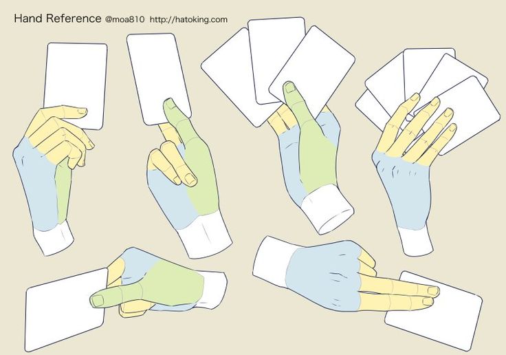 several hands holding cards and gloves on top of each other, with one hand in the middle