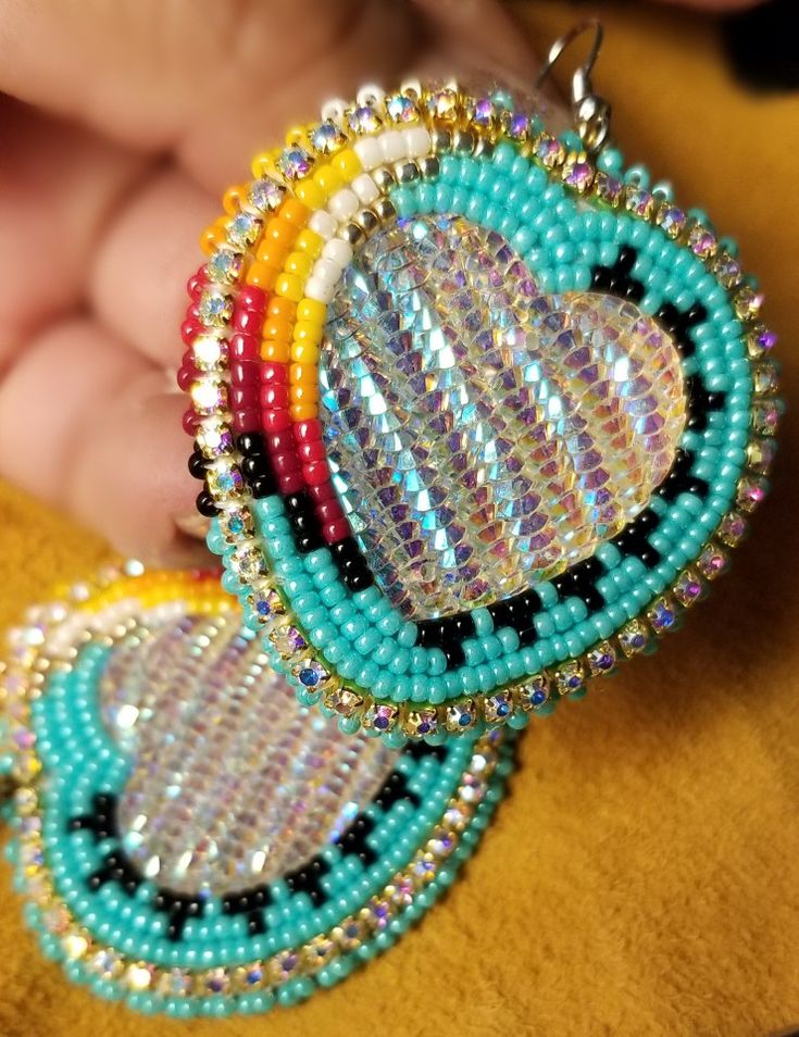 Cheap Colorful Beaded Heart Earrings, Heart-shaped Beaded Earrings, Beaded Earrings Native Beadwork Red, Beaded Heart Earrings Native, Beaded Heart Earrings, Beaded Cabochon, Native American Beaded Earrings Inspire Uplift ⭐, Beaded Hearts, Beaded Sunglasses