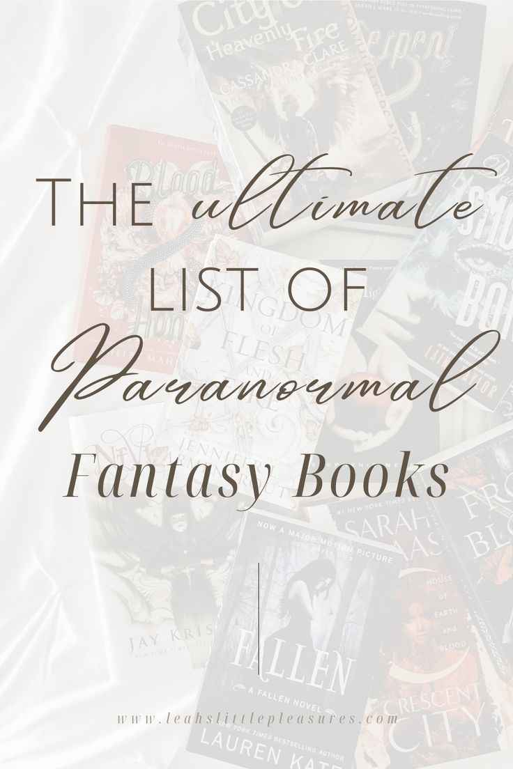 the ultimate list of personal fantasy books