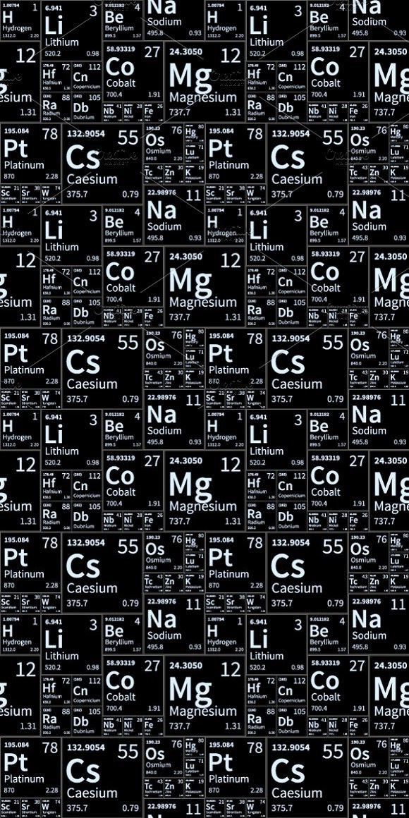 the elements of an element are shown in this black and white pattern, which is very similar