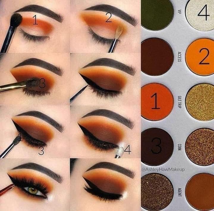 Brushes For Eyeshadow, Blending Eyeliner, Party Makeup Ideas, Concealer Eyeliner, Professional Eye Makeup, Brown Eye Makeup, Eyes Step By Step, Makeup Pictorial, Beginners Eye Makeup