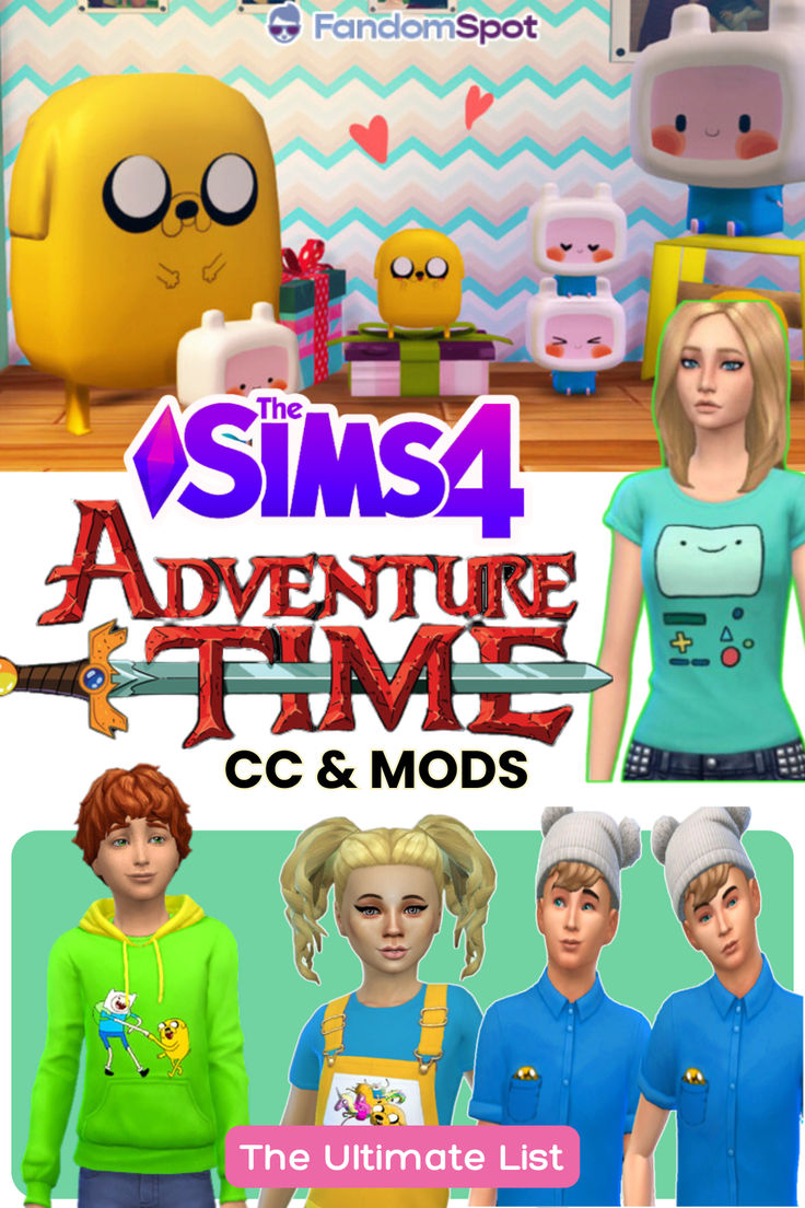 the sims 4 adventure time cc and mods