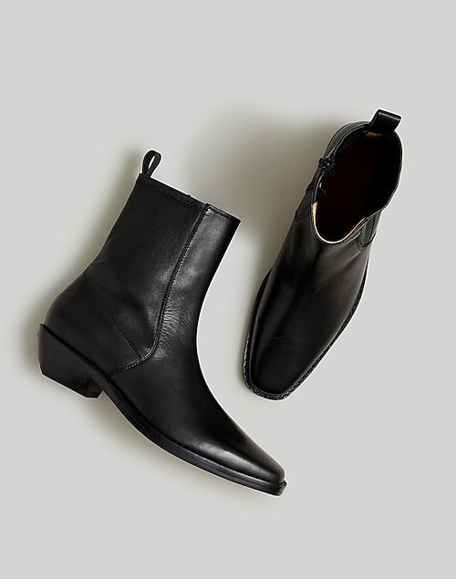 The Idris Ankle Boot in Leather 10 Item Wardrobe, Neutral Capsule Wardrobe, Classy Yet Trendy, Minimalist Summer, Travel Capsule Wardrobe, Chanel Inspired, Minimalist Capsule Wardrobe, Heel Boot, Madewell Shoes