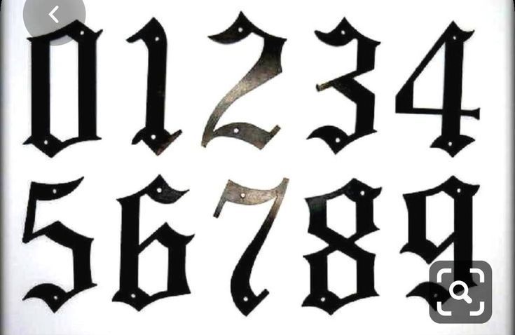 an image of the letters and numbers in black ink on a white background with text below it