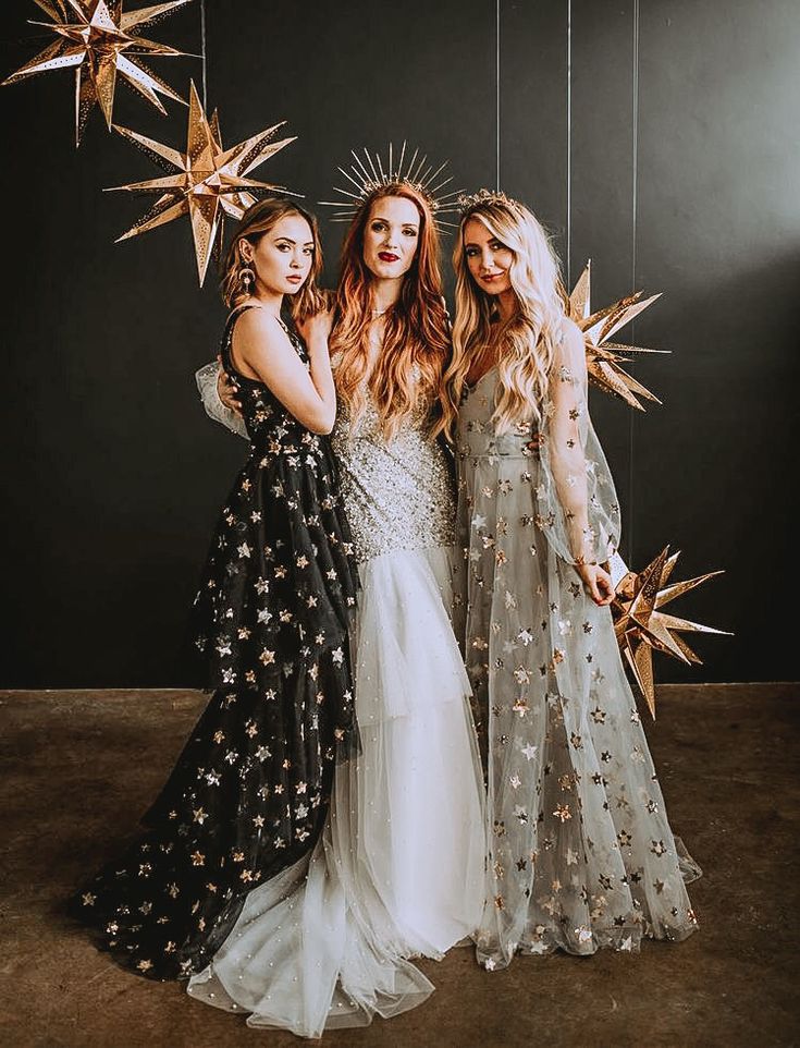 Starry Dress, Wedding Party Bridesmaid, Sparkly Prom Dresses, Celestial Wedding, 파티 드레스, Bohol, Beauty Dress, Green Wedding Shoes, Tulle Wedding