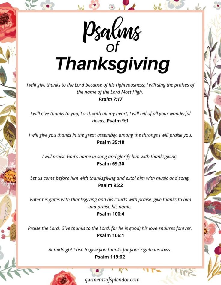 a thanksgiving card with flowers and the words, pauls of thanksgiving written on it