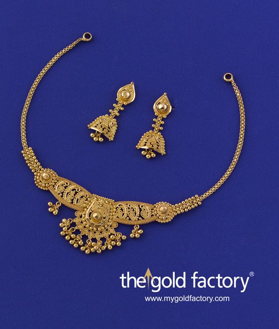 15 Gm Gold Necklace Design, Gold Necklace Set Simple With Price, Gold Set Design, Bridal Jewelry Sets Brides, Unique Gold Jewelry Designs, 22k Gold Necklace, Gold Earrings Models, Modern Gold Jewelry, Gold Mangalsutra Designs