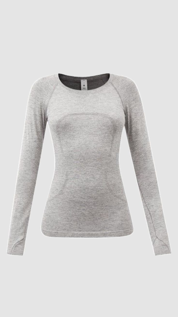 Lululemon Gray Swiftly Tech, Lululemon Swiftly Tech Long Sleeve Grey, Lululemon Grey Swiftly Tech, Lululemon Swiftly Tech Longsleeve, Lululemon Grey Long Sleeve, Lulu Lemon Swiftly Tech Long Sleeve, Lululemon Swiftly Tech Shirt, Swifty Tech Short Sleeve Lululemon Grey, Lululemon Tops Long Sleeve