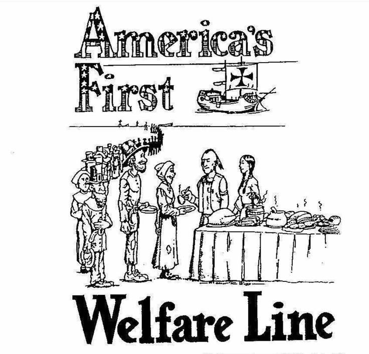 an advertisement for the american's first weffare line, featuring people standing around a table