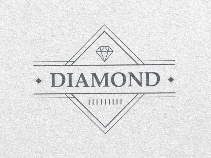 the diamond logo on a white background