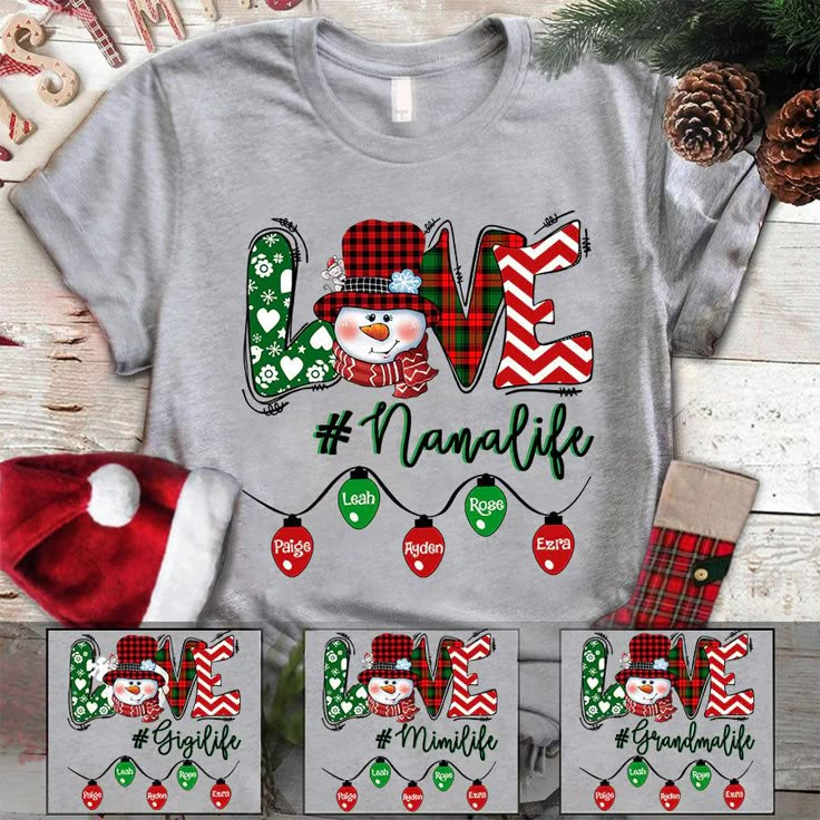 Love Grandma Life Snowman Christmas ShirtGreat as Birthday gifts or Holiday presents. This adorable item can be designed upon anyone's wish with any title.Brand: Gildan Classic unisex cut makes this easy to fit the body.Material: Heavyweight fabricSport Grey And Antique Heathers: 90% Cotton | 10% PolyesterSafety Colors And Heathers: 50% Cotton | 50% PolyesterOther colors: 100% cotton Machine wash cold inside out with like colors, tumble dry low for easy care Imported, Printed in the USA Diy Christmas Sweatshirts, Christmas Sweatshirts Diy, Grammy Shirts, Christmas Sweatshirts Vinyl, Sweatshirts Vinyl, Sweatshirts Embroidery, Nike Christmas, Funny Christmas Sweatshirts, Sweatshirts Nike