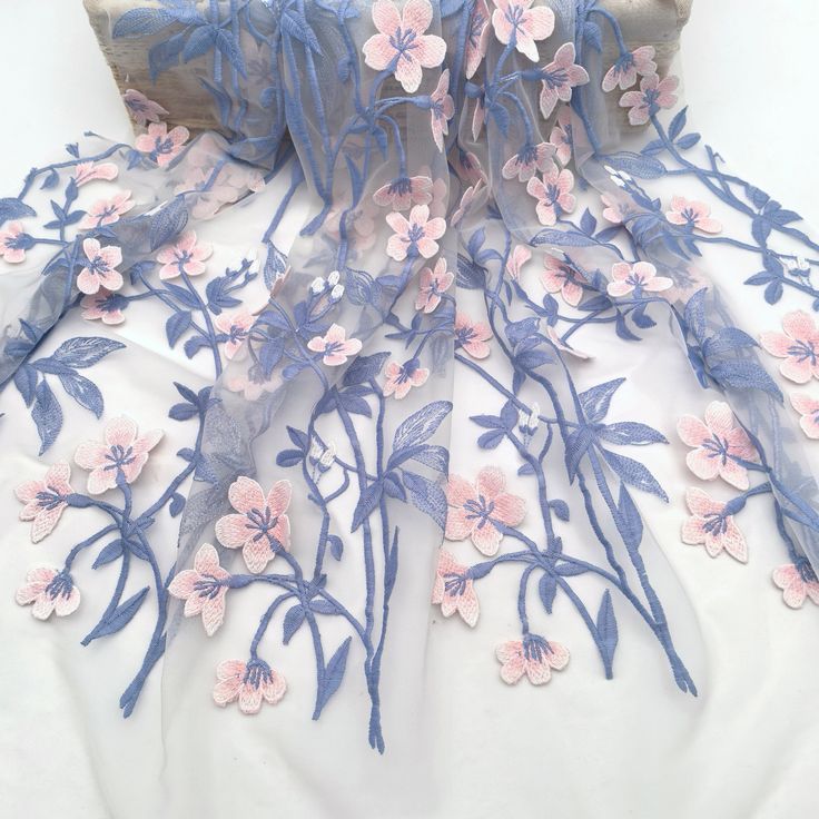 PRODUCT INFORMATION Item No: CX052 Width:  49"(125cm） Material: 100%polyester with tulle ♦ ♦ Fabric Inspiration This fabric is suitable for making dresses for little girls. The material of the fabric is relatively soft and the color is relatively fresh and cute. It will definitely look very good when made into a little skirt. Blue Lace Dress With Floral Applique, Blue Lace Dresses With Floral Applique, Spring Pink Tulle Fabric, Spring Fitted Floral Embroidery Lace, Spring Party Organza Embroidered Fabric, Spring Party Embroidered Organza Fabric, Spring Party Tulle Fabric, Pink Lace Dresses With Appliques, Pink Lace Dress With Appliques