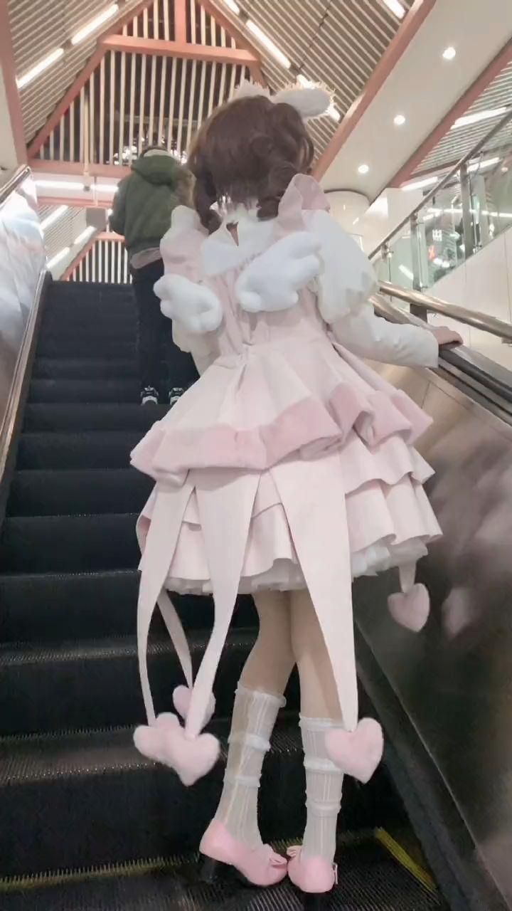 Cute magic girl lolita dress. #lolitadress #lolitafashion #cutelolitadress #cutelolitafashion #kawaiilolitadress #pinklolitadress #magicgirl cr: 是个原创设计 Magical Girl Outfit, Magic Clothes, Magical Girl Aesthetic, Magic Girl, Kawaii Cosplay, Bunny Outfit, Kawaii Fashion Outfits, Kawaii Dress, Cute Cosplay