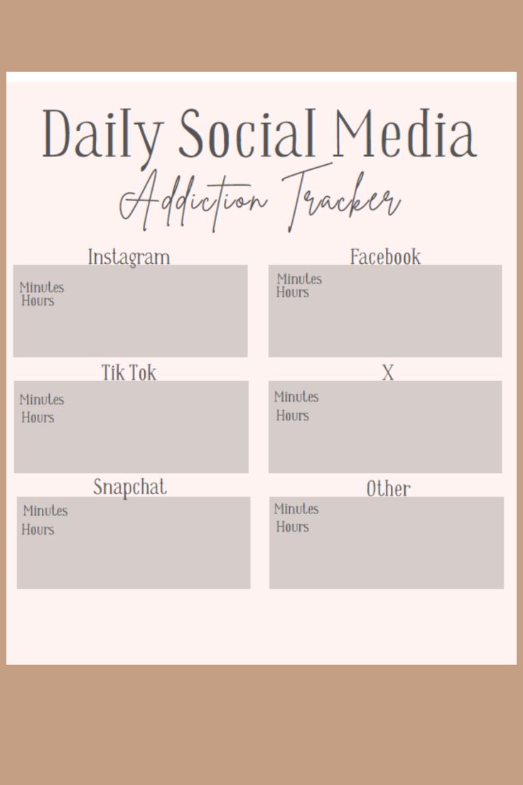 the daily social media application tracker