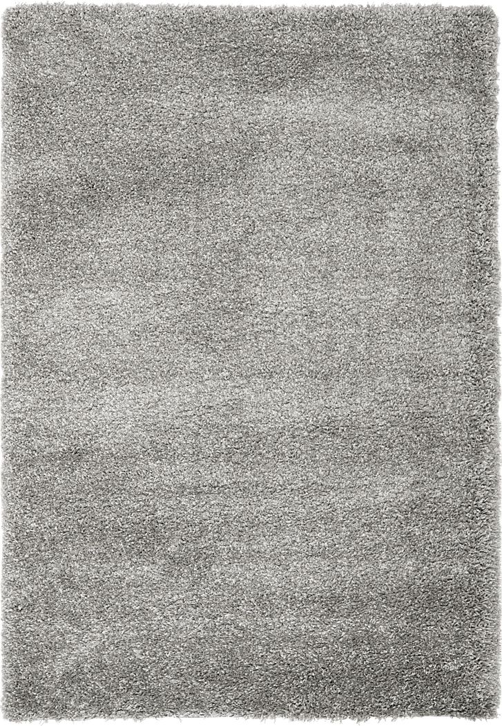 a gray rug on a white background with no one in the room to see it