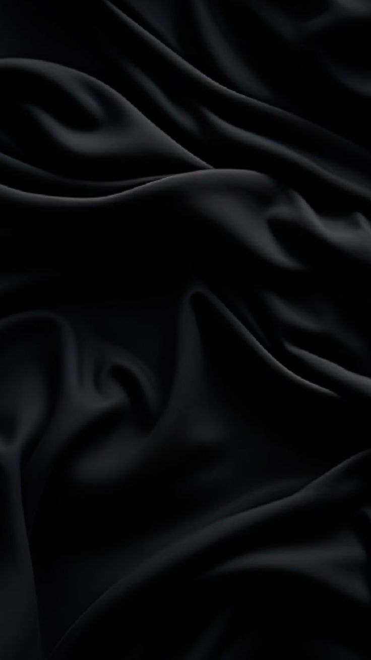 the black fabric is very soft and smooth