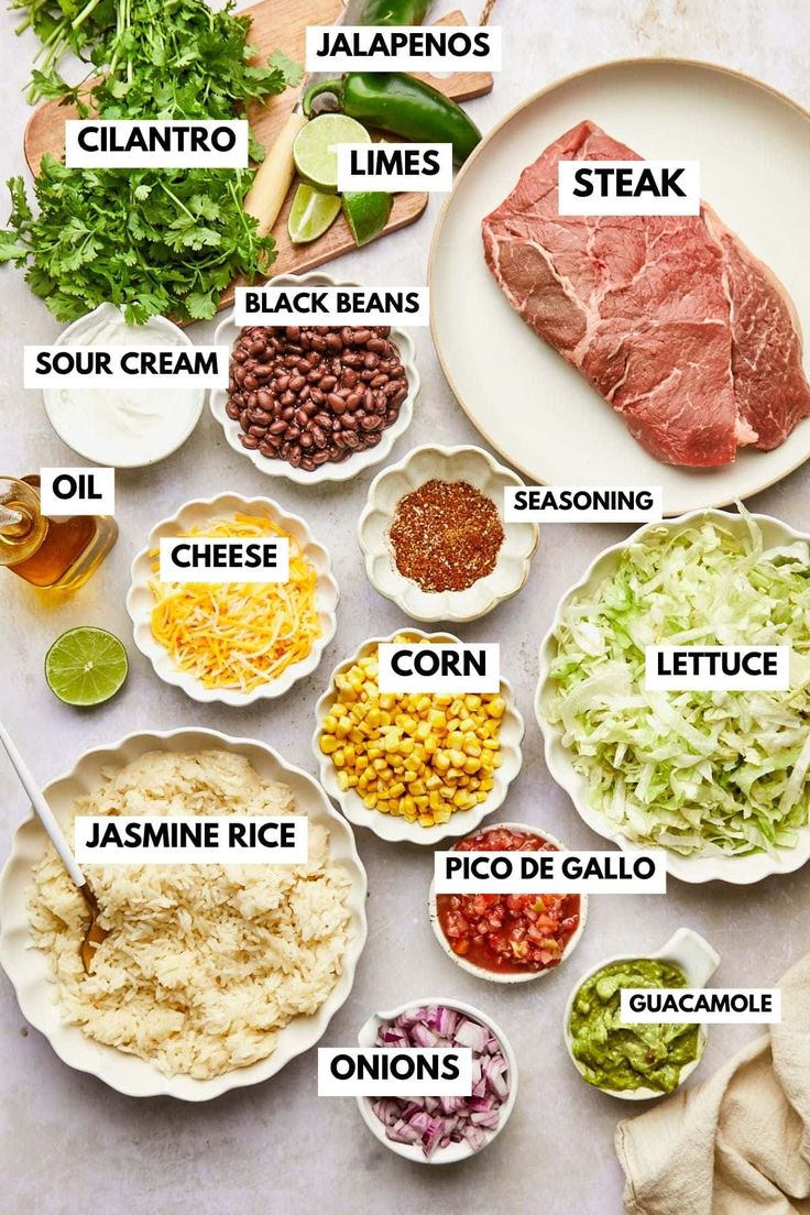 an image of different foods that are labeled in the language of their respective words and names