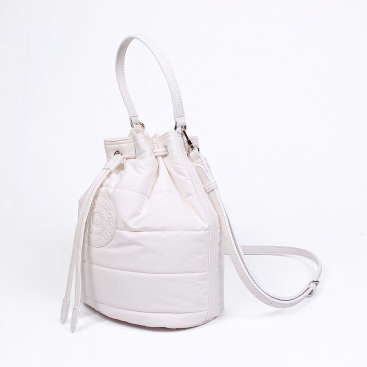 miim padding white shoulder MT5564WH Made from high quality polyester. miim is a popular South Korean laptop bags, backpacks, and boutique brand. Boutique designer product. + Warm and padded tote/shoulder bag + Advanced synthetic leather trim + Inside zipper pocket + water-resistant + Detachable shoulder strap included Dimensions: 220(W)x250(H)x155(D)mm Item Weight: 200g SHIPPING: Free shipping from South Korea, estimated 7-14 days to get to you from purchase date. RETURNS: Return address is in White Nylon Shoulder Bag With Detachable Strap, Functional White Satchel Shoulder Bag, White Bucket Bag With Zipper Closure, White Nylon Bag For Everyday Use, Functional White Backpack Shoulder Bag, White Nylon Bag With Removable Pouch, White Nylon Shoulder Bag With Removable Pouch, White Nylon Bag With Zipper Closure, White Nylon Bags With Zipper Closure